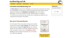 Desktop Screenshot of musikverlag-carl.de